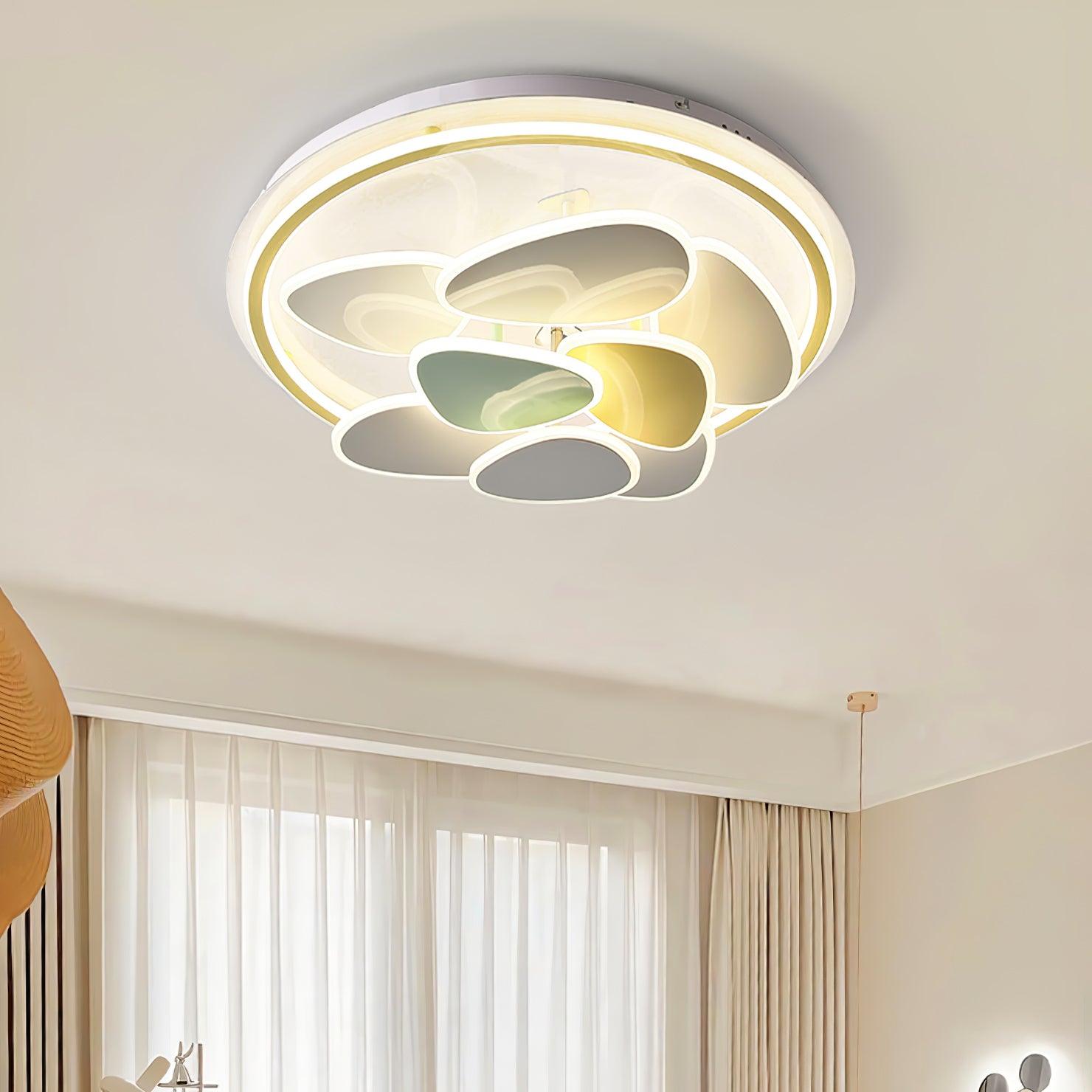 Colorful Cloud Round Ceiling Lamp - Blowlighting