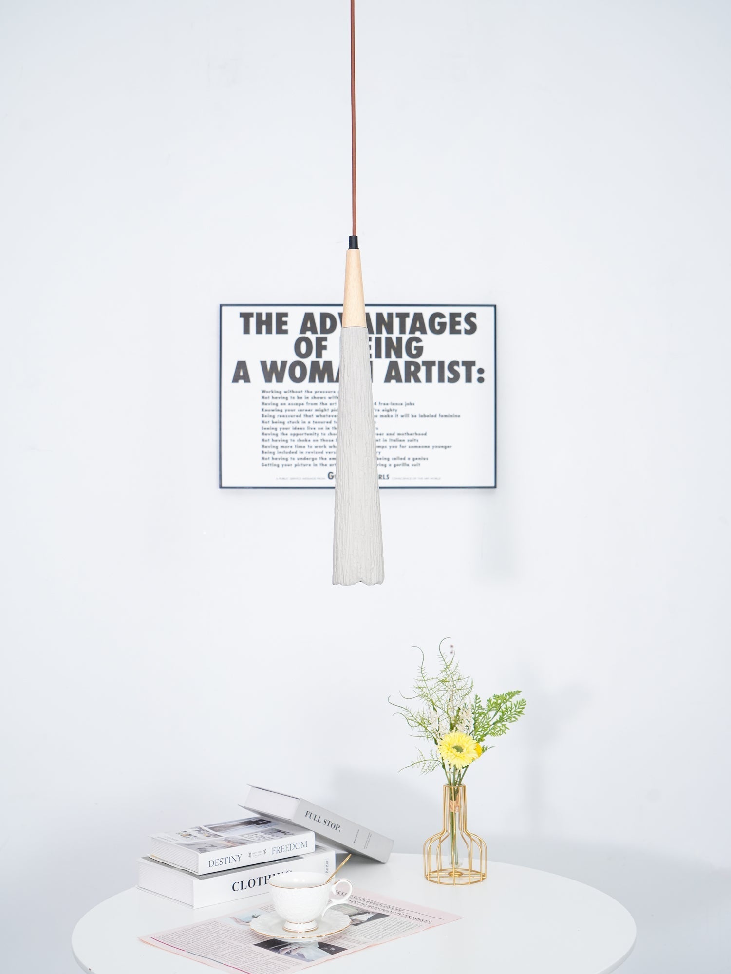 Solara Lampe suspendue en béton plissé - Neutralighting