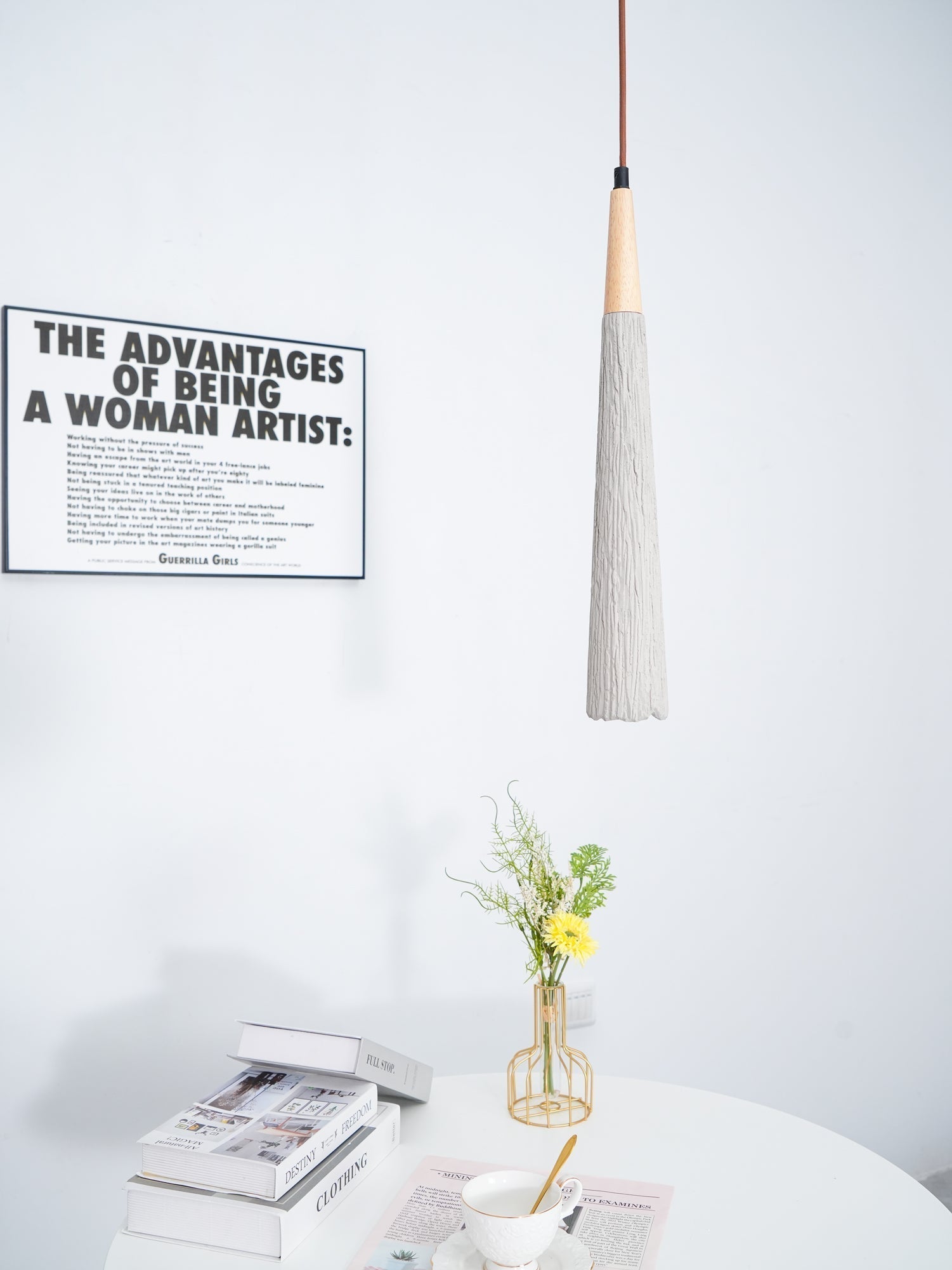 Solara Lampe suspendue en béton plissé - Neutralighting