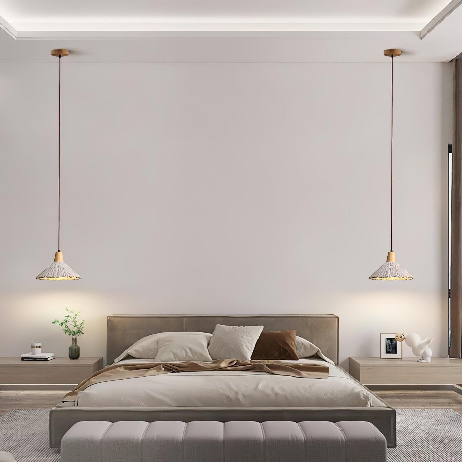 Solara Lampe suspendue en béton plissé - Neutralighting