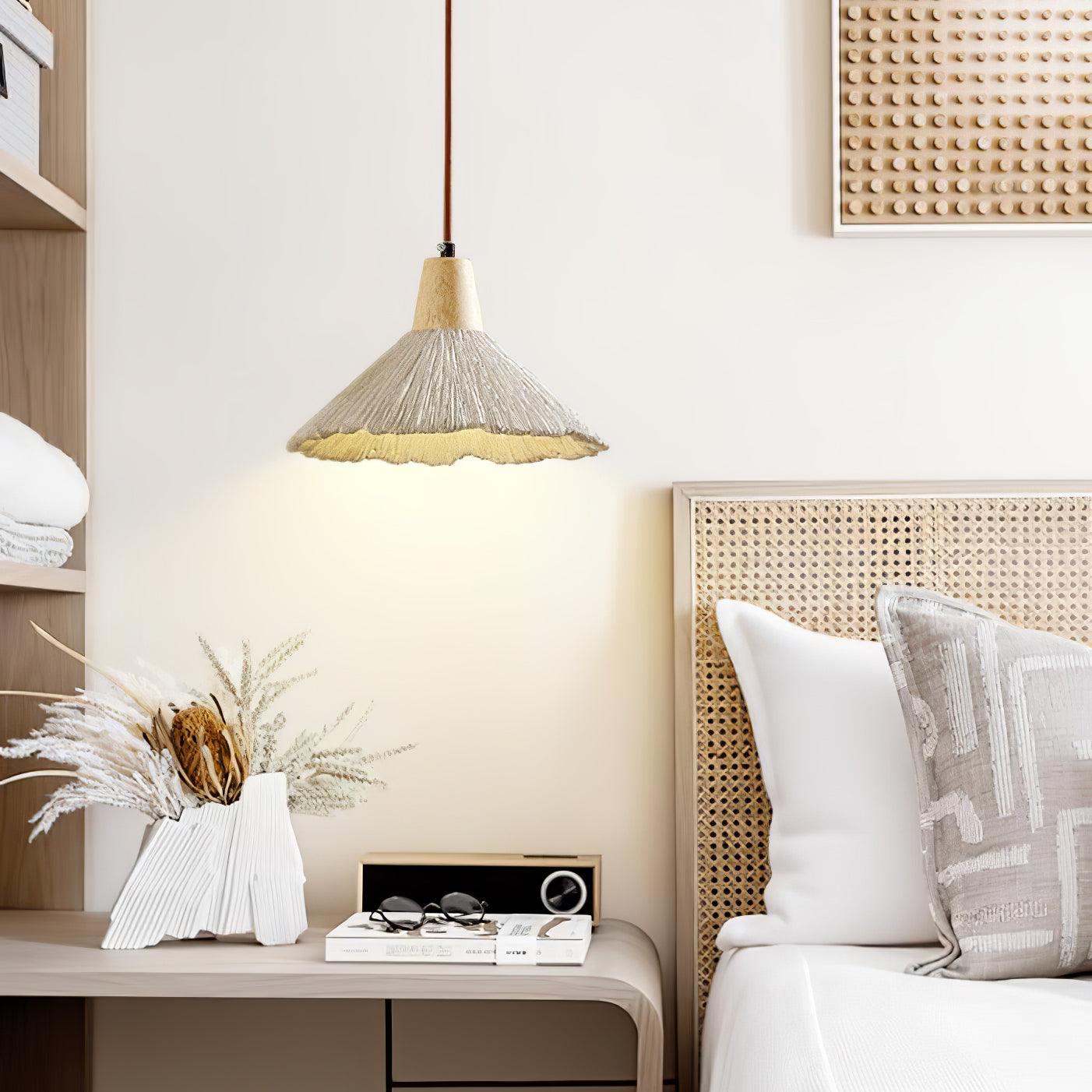 Solara Lampe suspendue en béton plissé - Neutralighting