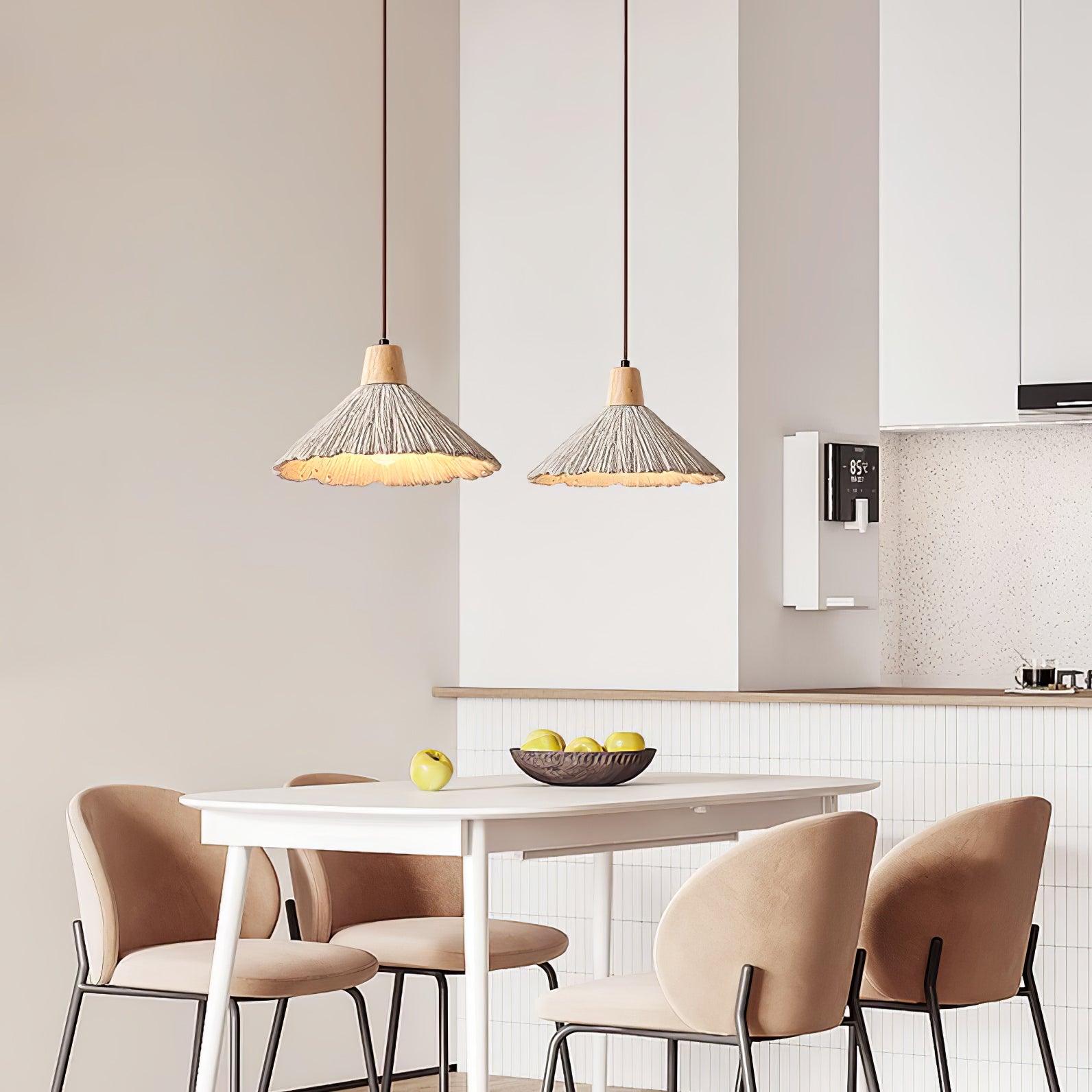 Solara Lampe suspendue en béton plissé - Neutralighting