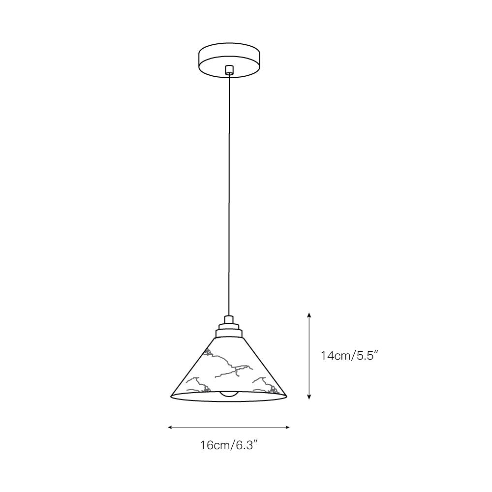Xen Lampe Pendante En Laiton Et Albâtre Minimaliste Moderne - Neutralighting