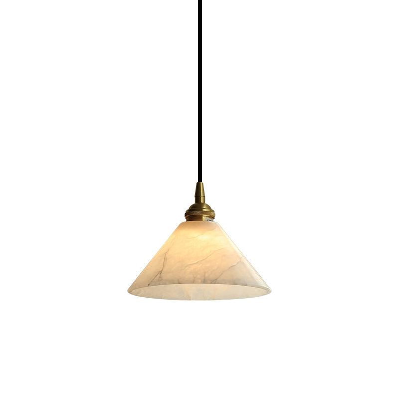 Xen Lampe Pendante En Laiton Et Albâtre Minimaliste Moderne - Neutralighting