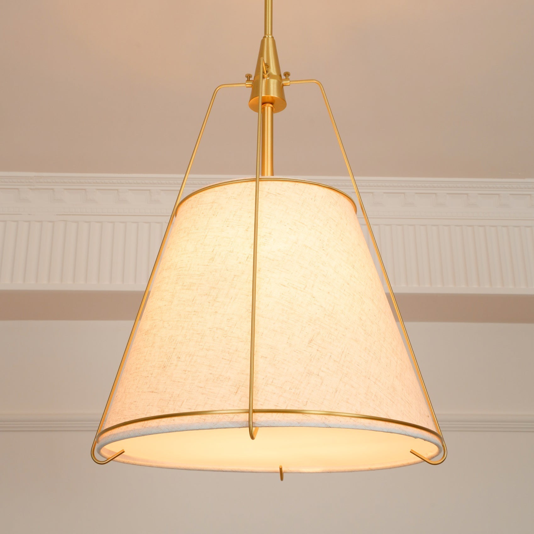 Veshaa Vintage Industrial Drum Fabric Pendant Lamp - Lamp Copper