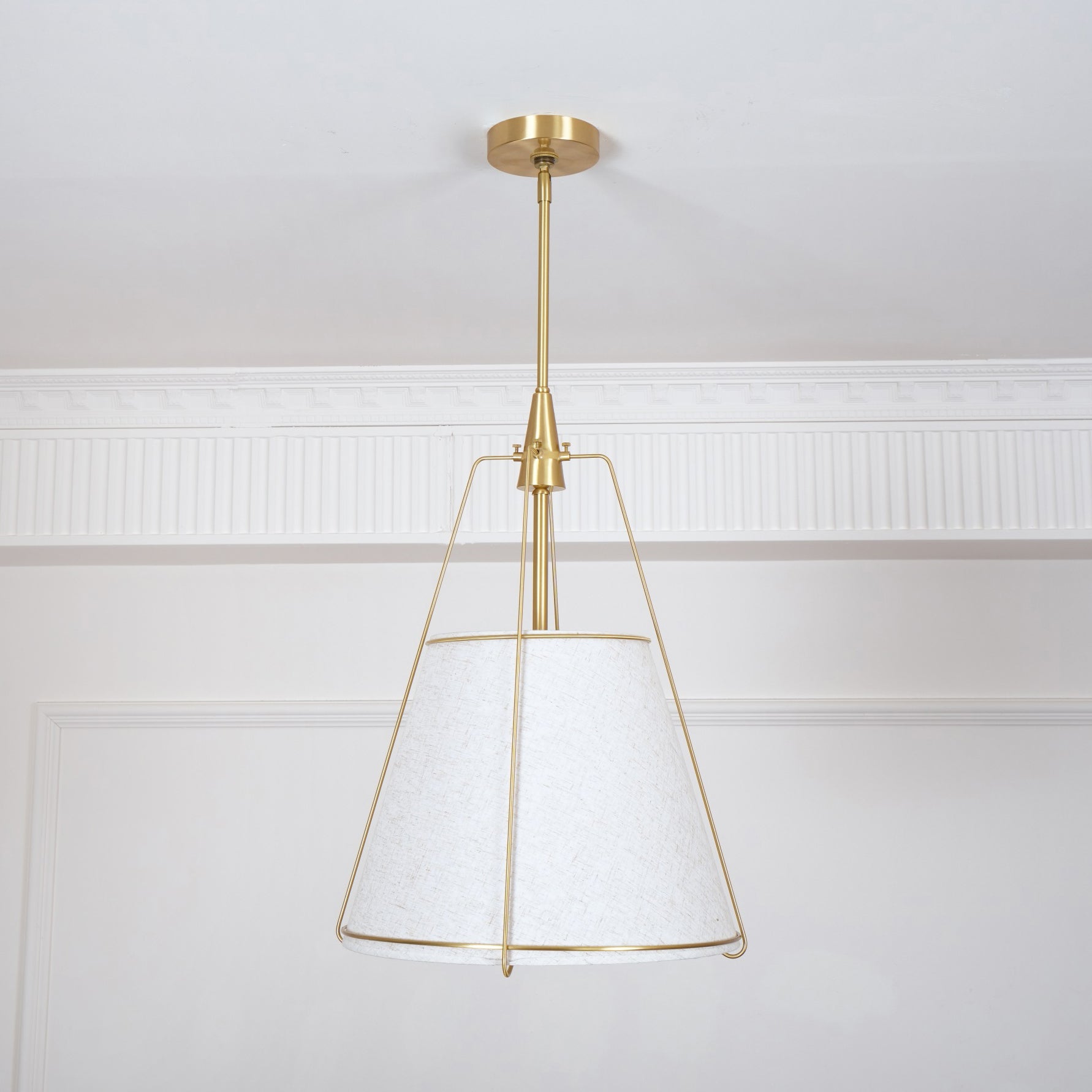 Veshaa Vintage Industrial Drum Fabric Pendant Lamp - Lamp Copper