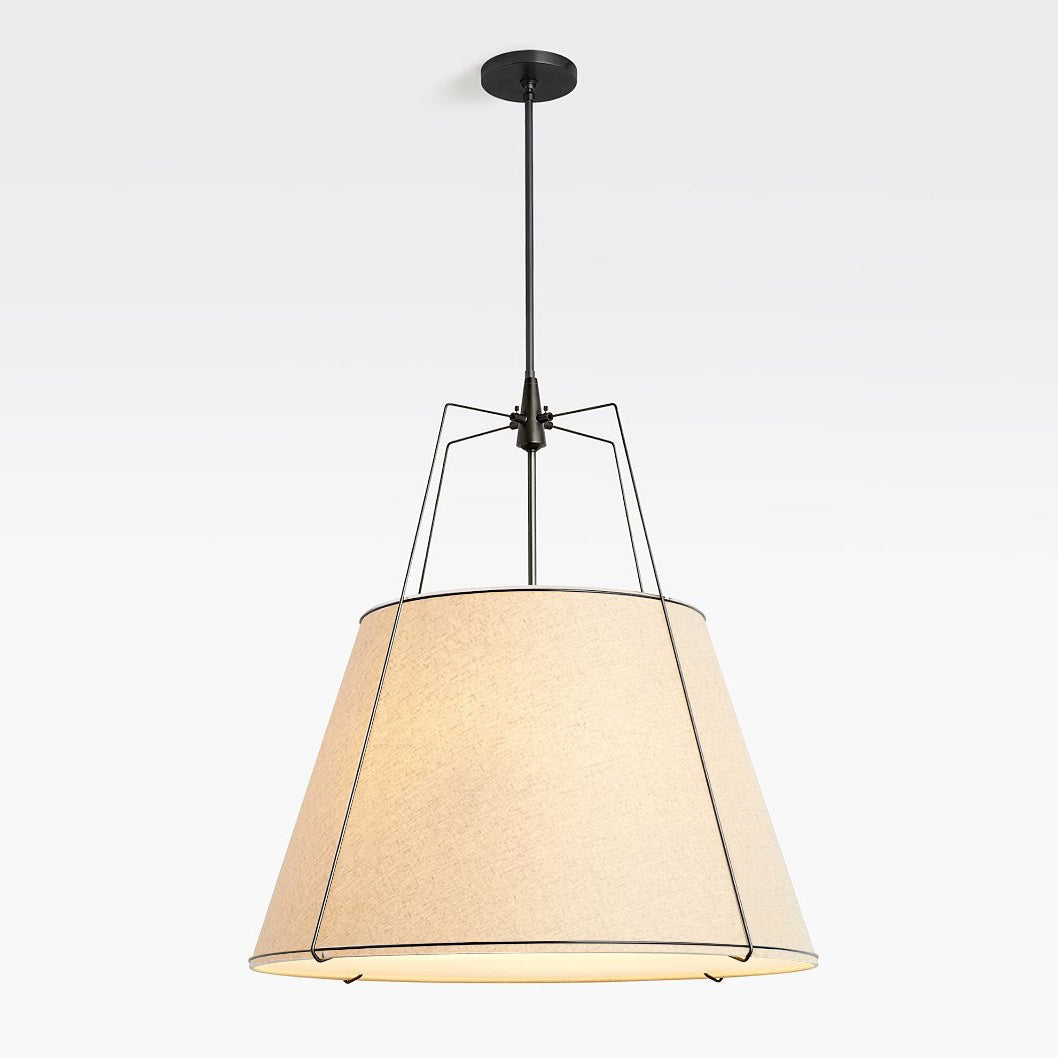 Veshaa Vintage Industrial Drum Fabric Pendant Lamp - Lamp Copper