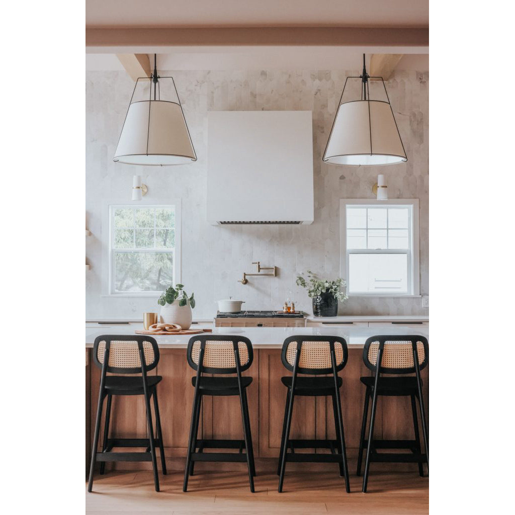 Veshaa Vintage Industrial Drum Fabric Pendant Lamp - Lamp Copper