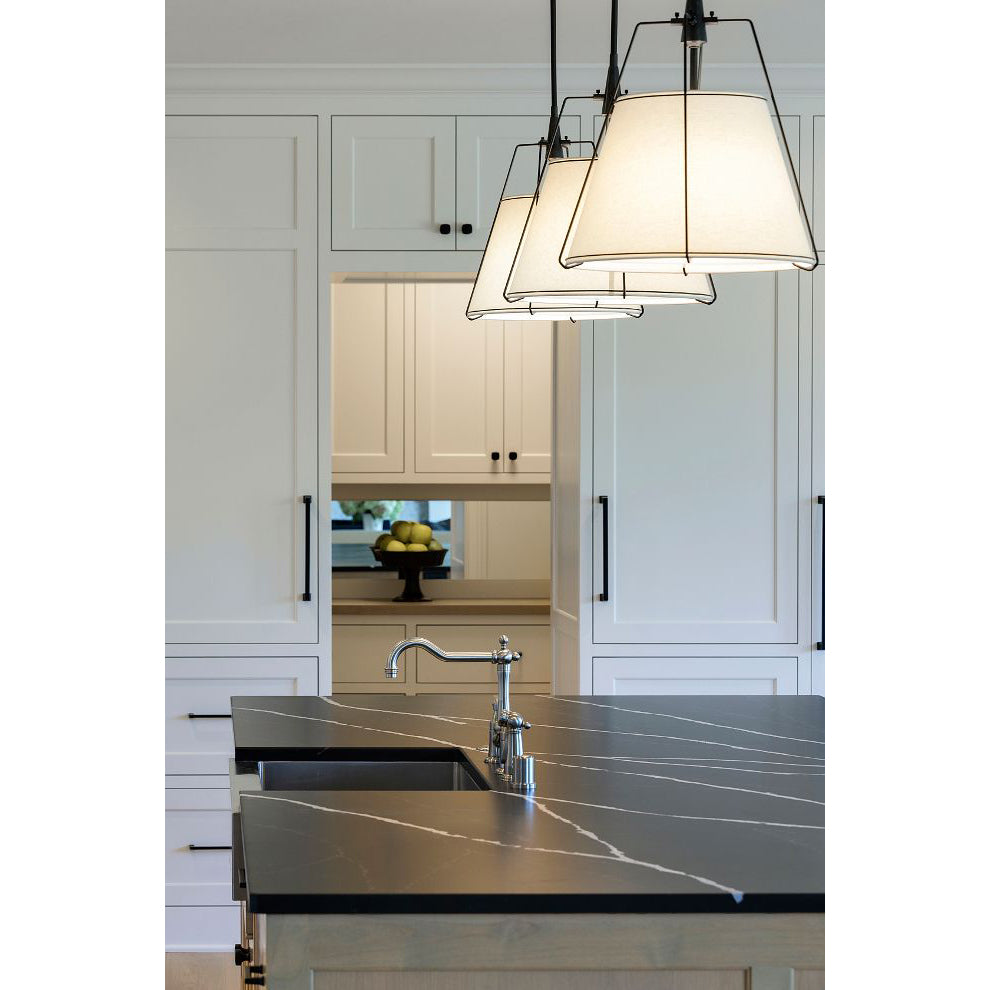 Veshaa Vintage Industrial Drum Fabric Pendant Lamp - Lamp Copper