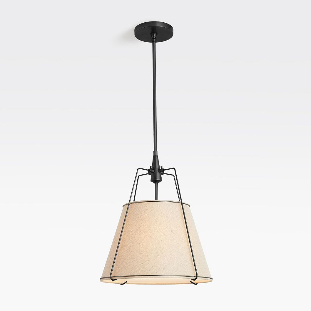 Veshaa Vintage Industrial Drum Fabric Pendant Lamp - Lamp Copper