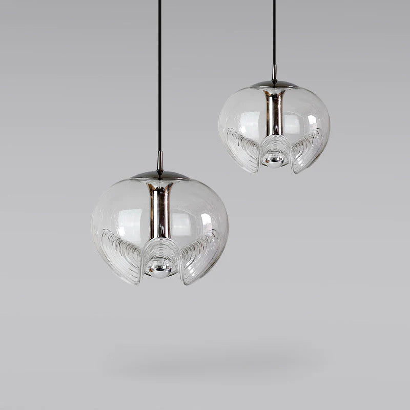 Valentina Design LED Globe Suspension Verre Chambre À Coucher - Neutralighting