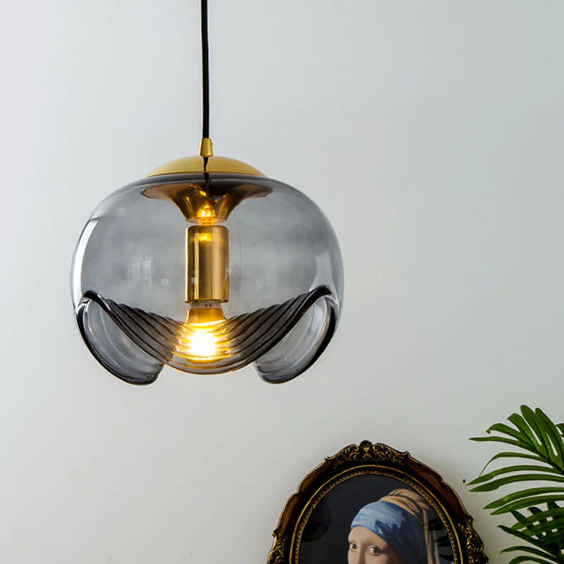 Valentina Design LED Globe Suspension Verre Chambre À Coucher - Neutralighting