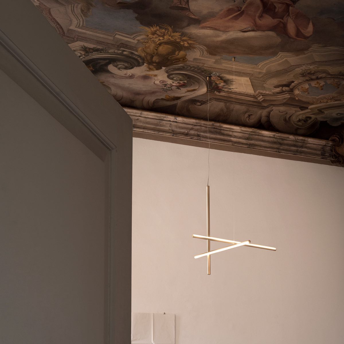 Breeze Chandelier Métal Cuivre Classique Minimaliste Moderne - Neutralighting