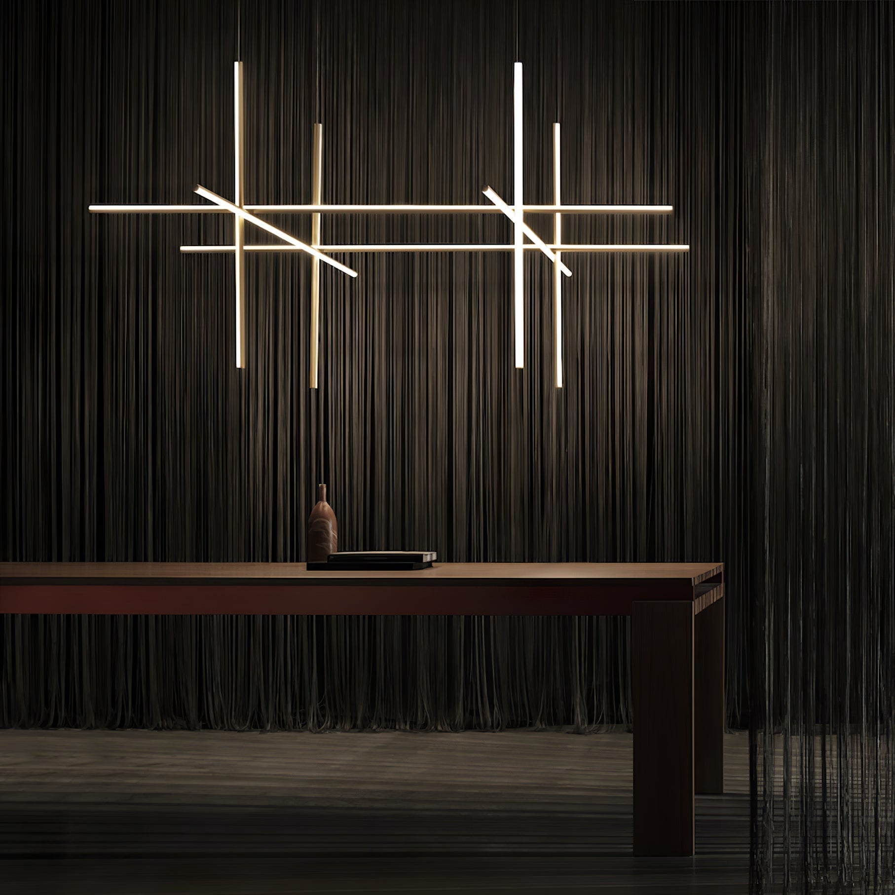 Breeze Chandelier Métal Cuivre Classique Minimaliste Moderne - Neutralighting