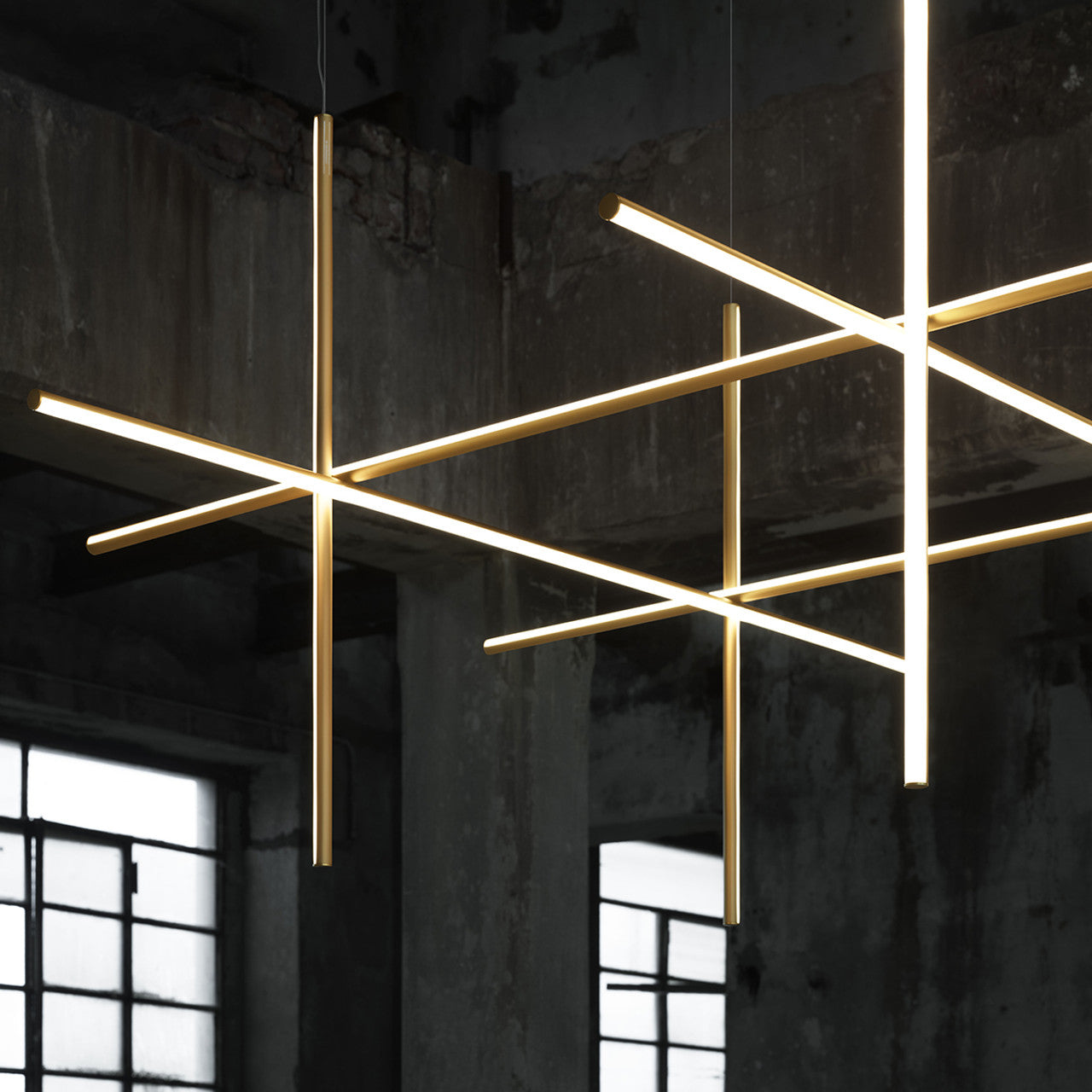 Breeze Chandelier Métal Cuivre Classique Minimaliste Moderne - Neutralighting