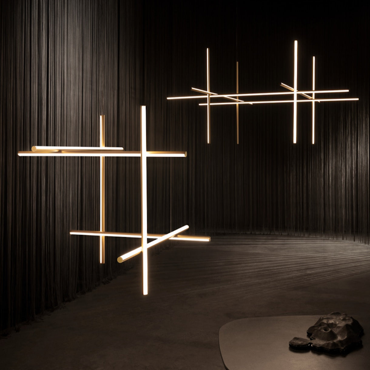 Breeze Chandelier Métal Cuivre Classique Minimaliste Moderne - Neutralighting