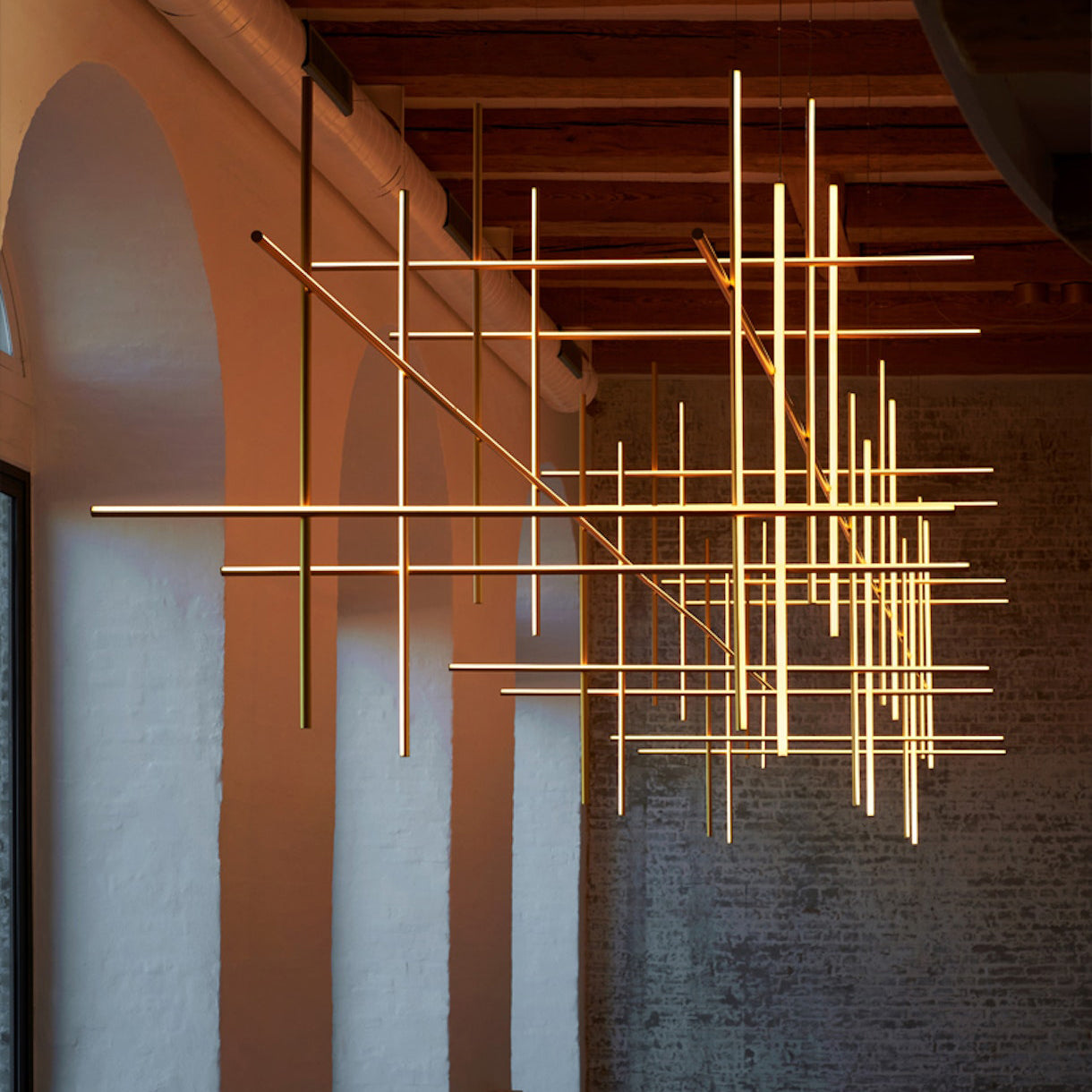 Breeze Chandelier Métal Cuivre Classique Minimaliste Moderne - Neutralighting