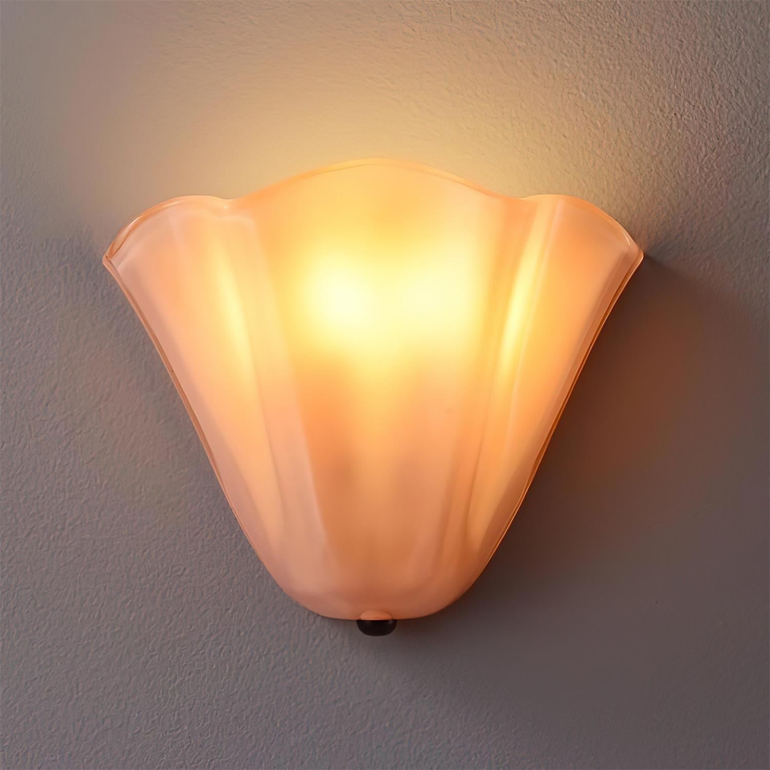 Corala Applique Murale Verre Pastel Forme Ventilateur - Neutralighting