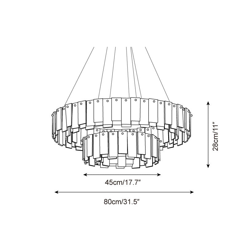 Corbett Lustre en Verre Luxe - Neutralighting