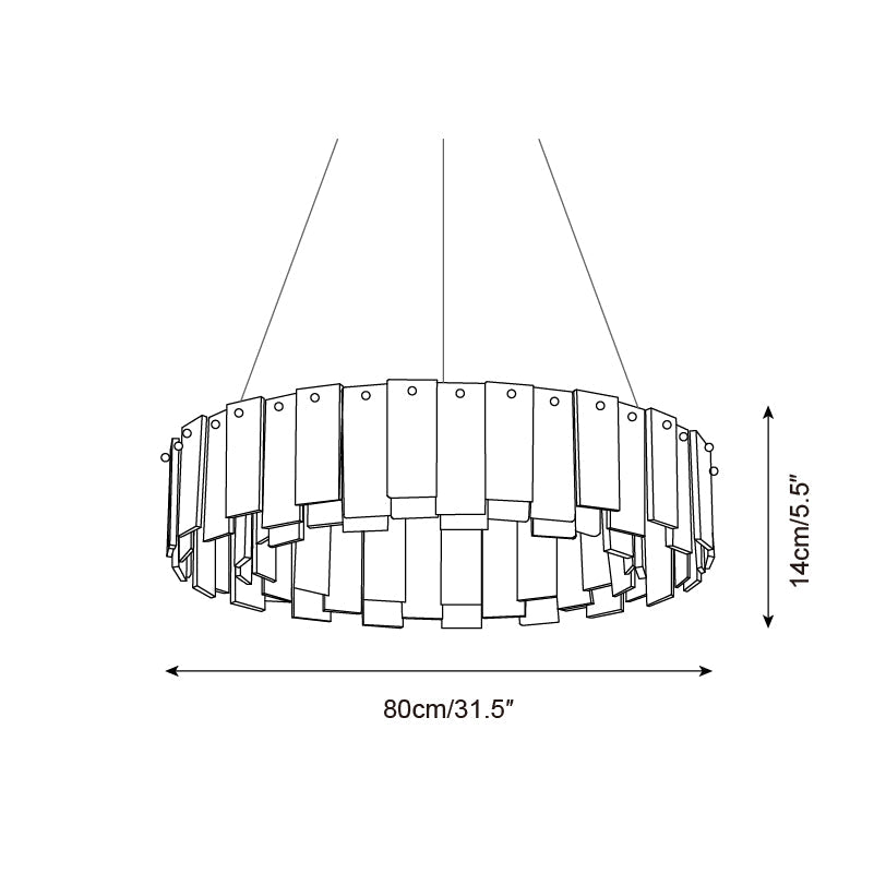 Corbett Lustre en Verre Luxe - Neutralighting