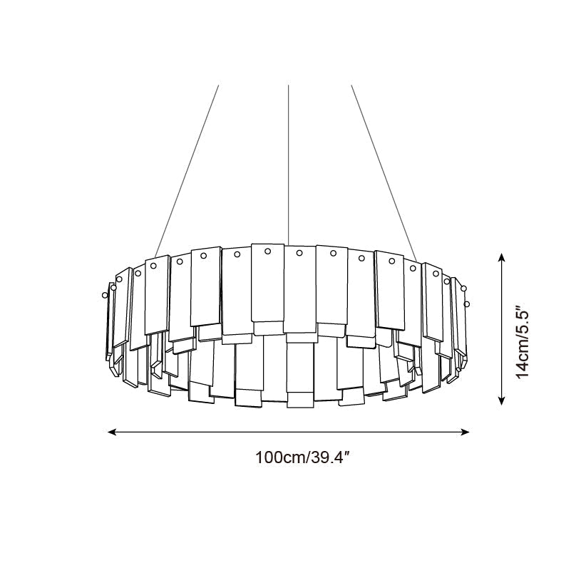 Corbett Lustre en Verre Luxe - Neutralighting