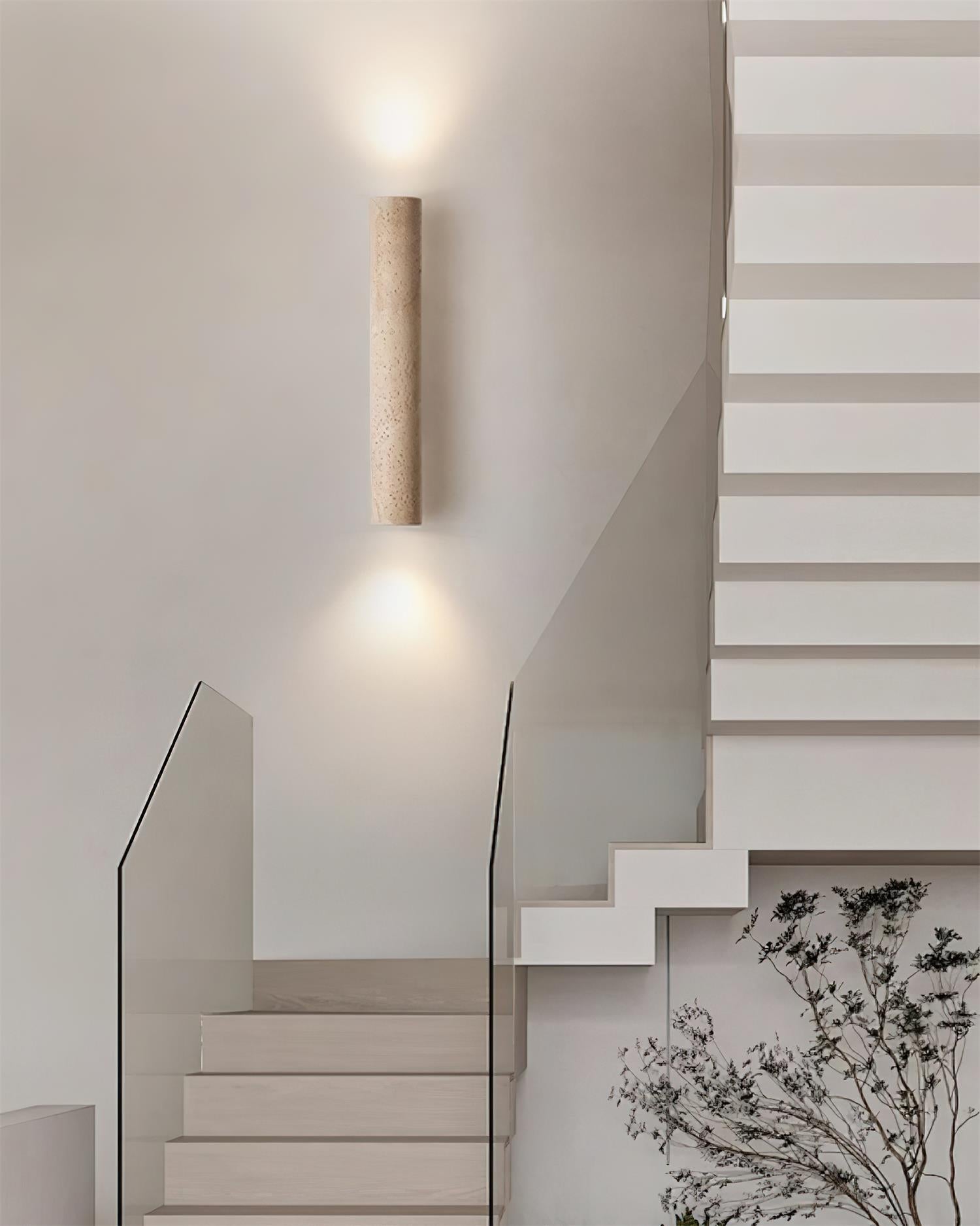 Lunaro Applique Murale Travertin Grande Minimaliste - Neutralighting