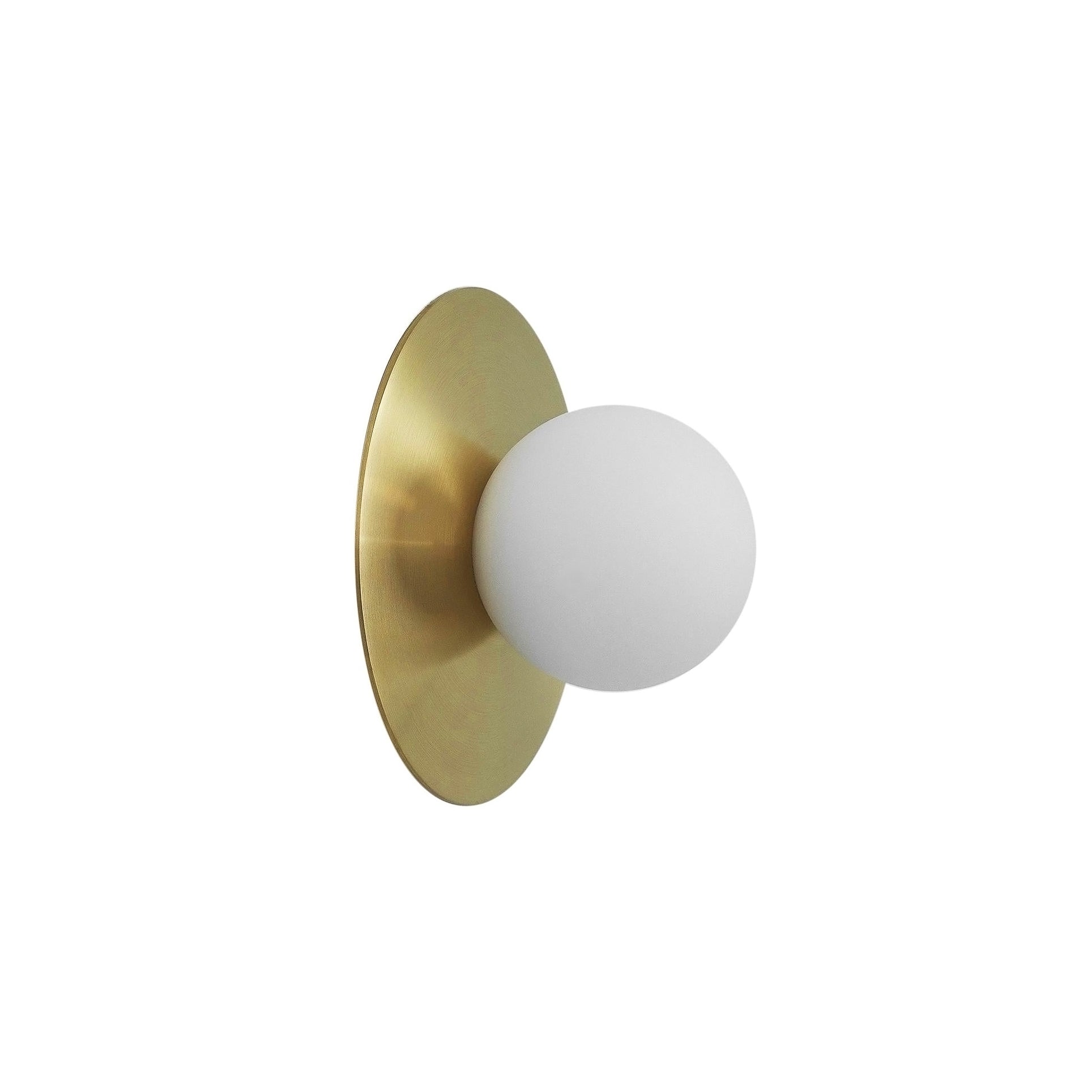 Haze Lampe Murale Ronde En Métal Et Verre Minimaliste Moderne - Neutralighting