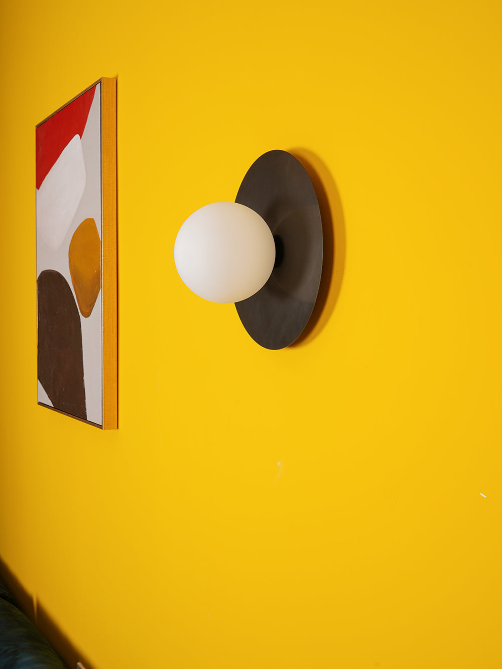Haze Lampe Murale Ronde En Métal Et Verre Minimaliste Moderne - Neutralighting