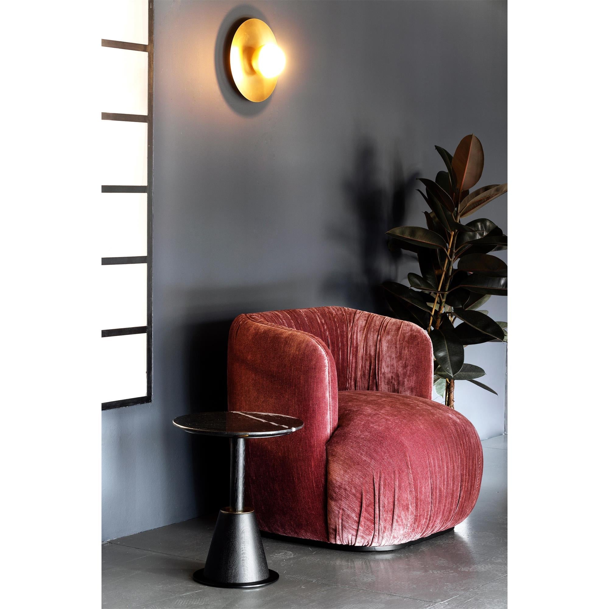 Haze Lampe Murale Ronde En Métal Et Verre Minimaliste Moderne - Neutralighting