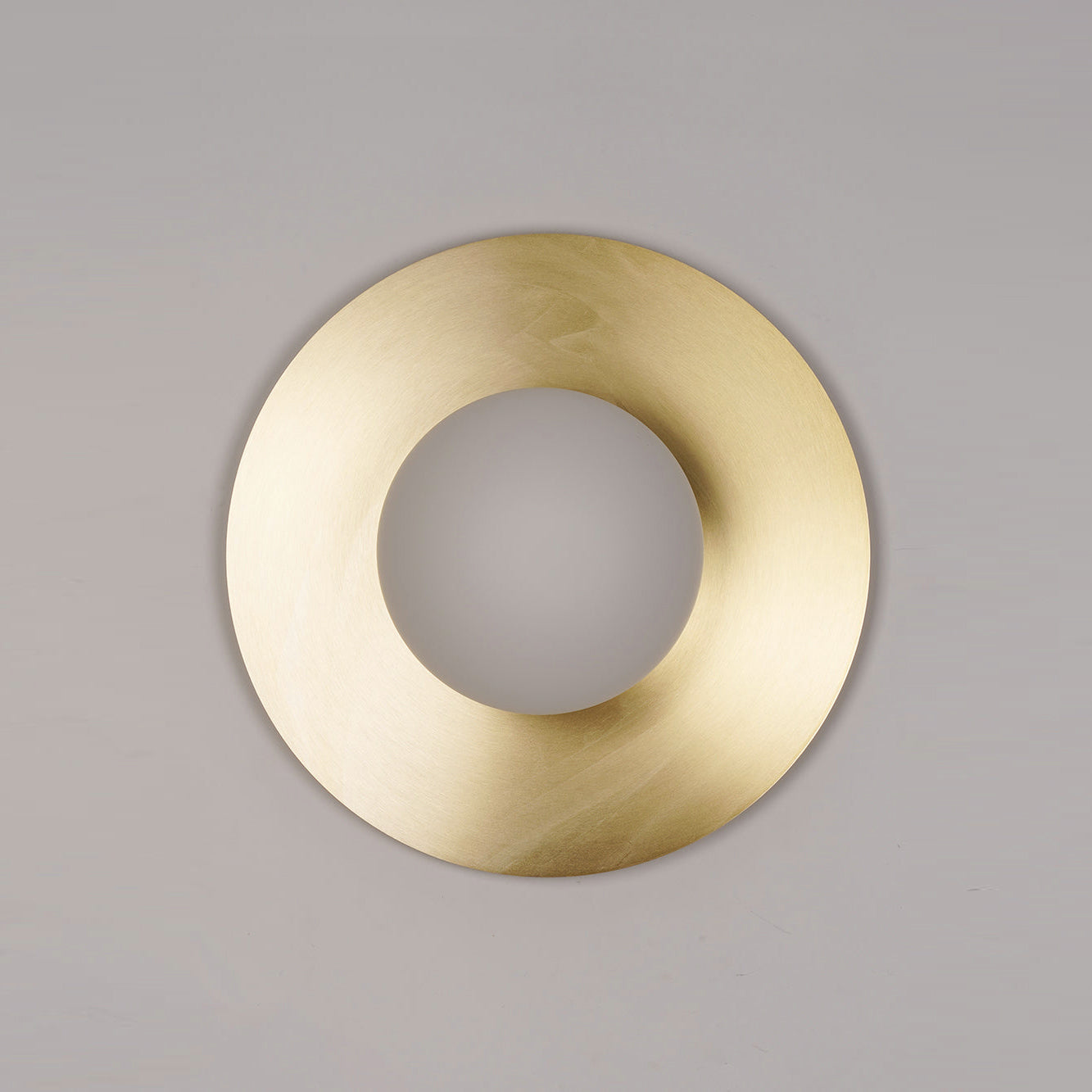 Haze Lampe Murale Ronde En Métal Et Verre Minimaliste Moderne - Neutralighting