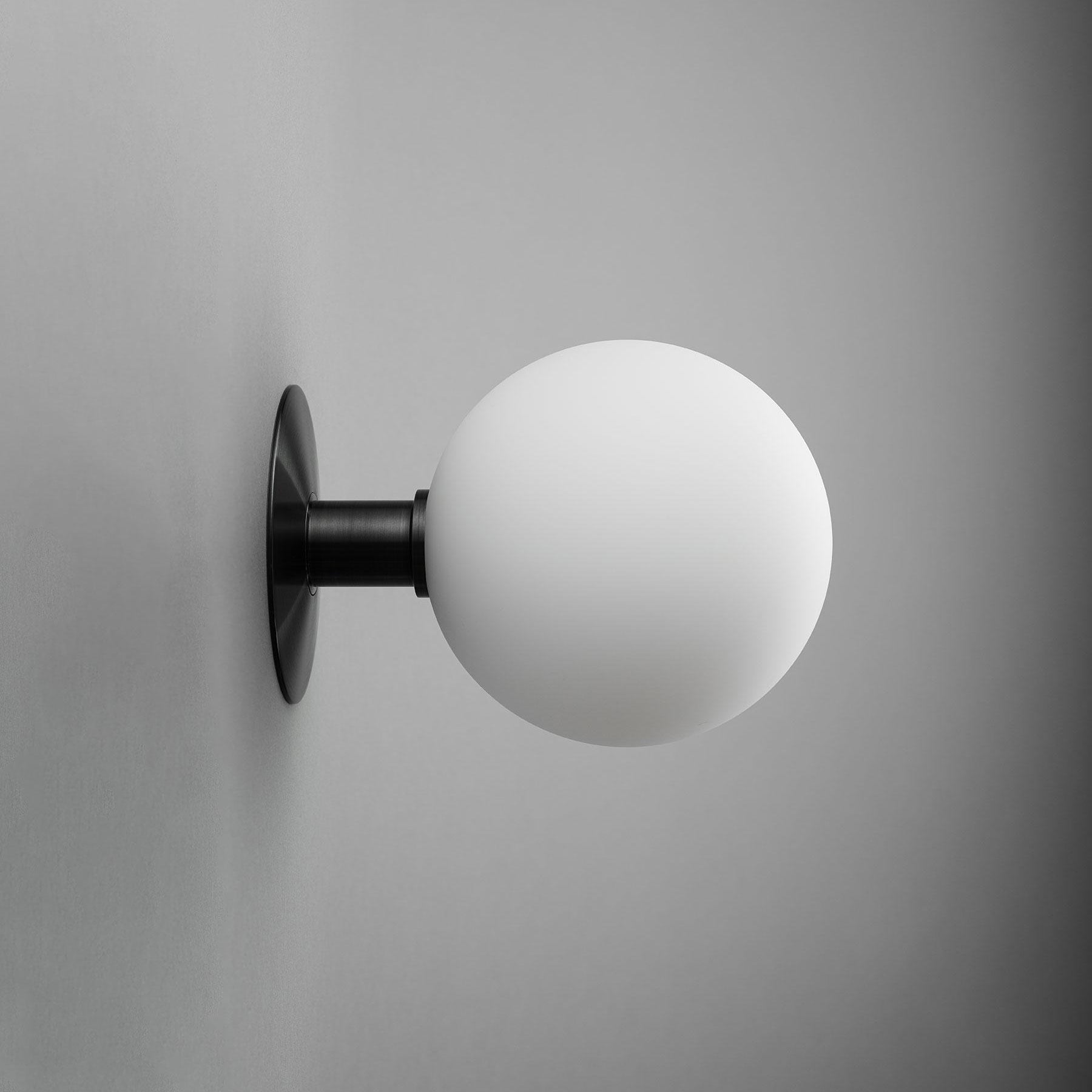 Haze Lampe Murale Ronde En Métal Et Verre Minimaliste Moderne - Neutralighting