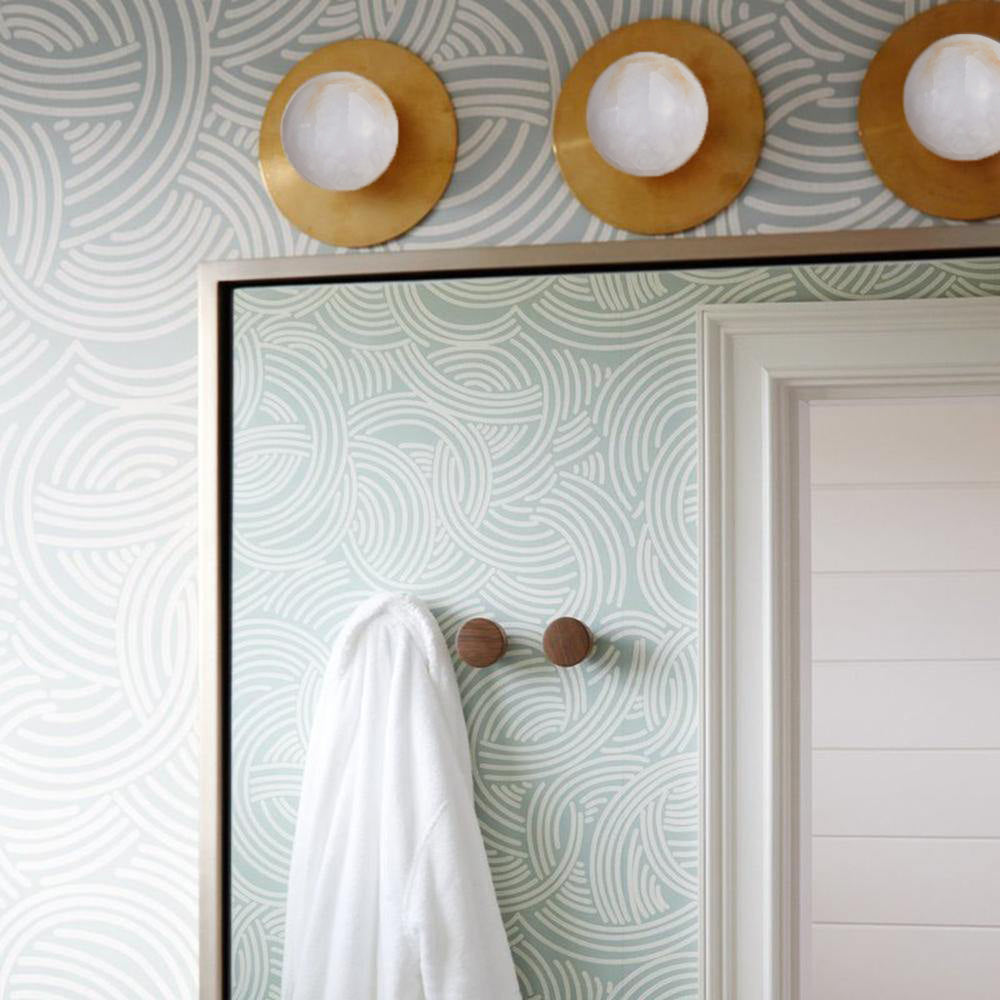 Glow Applique Murale Ronde En Métal Et Albâtre Minimaliste Moderne - Neutralighting