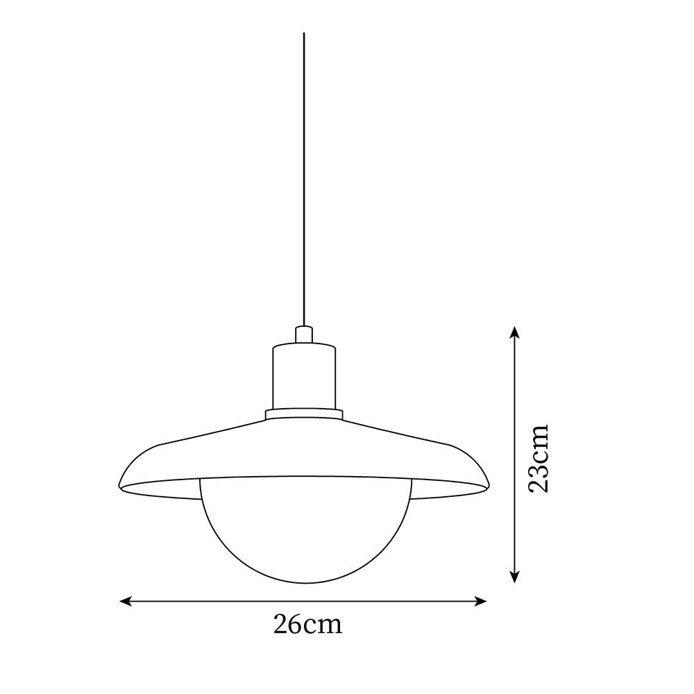 Norrin Lampe Pendante Dôme Moderne - Neutralighting
