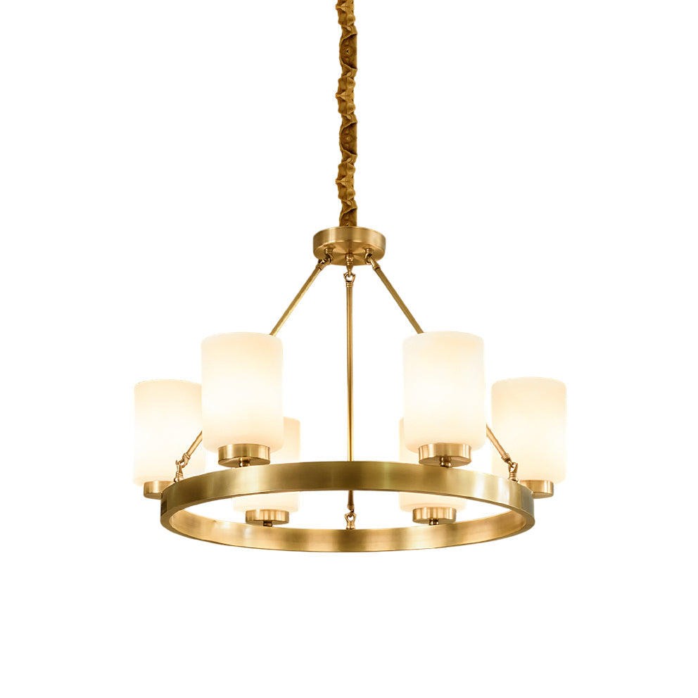 Illume Lustre Métal Laiton Verre Luxe Postmoderne - Neutralighting