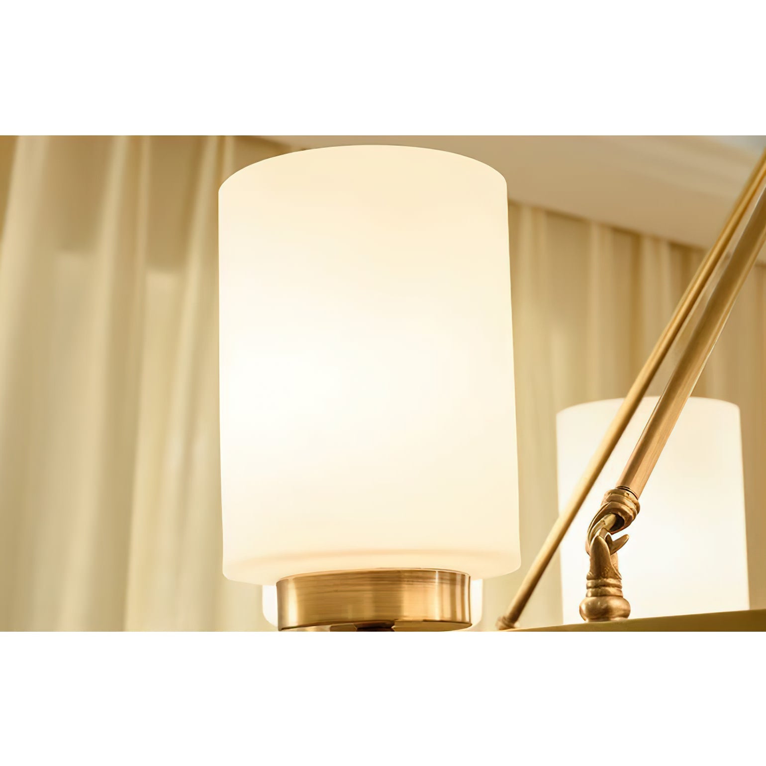 Illume Lustre Métal Laiton Verre Luxe Postmoderne - Neutralighting