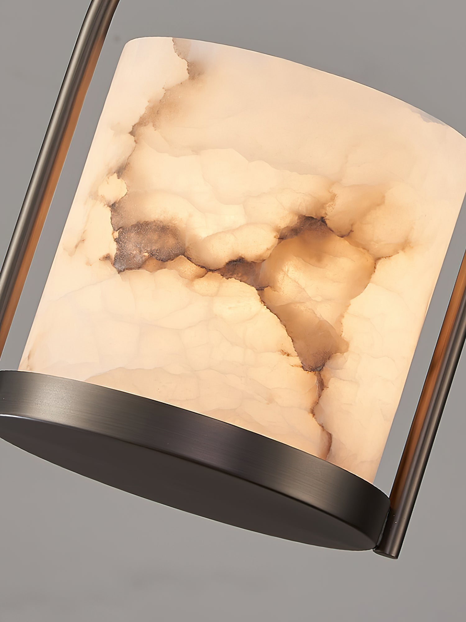 Jewel Lampe Pendante En Métal Laiton Et Albâtre Minimaliste Moderne - Neutralighting