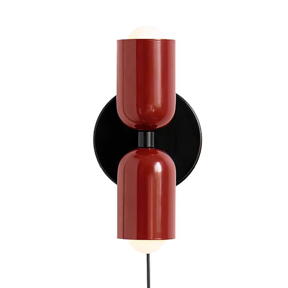 Lustra Wall Lamp Green Black Minimalist Plug-In - Neutralighting