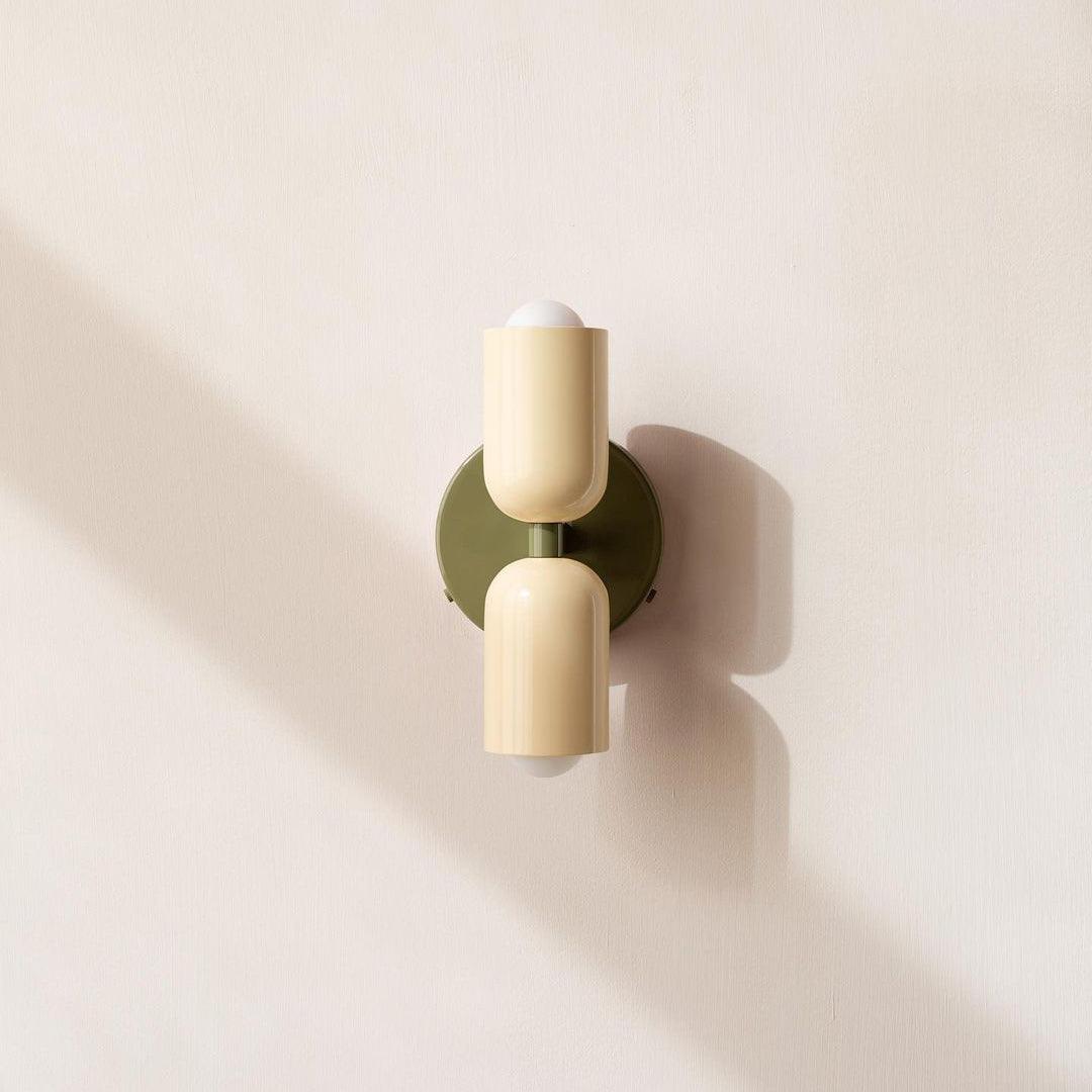 Lustra Wall Lamp Green Black Minimalist Plug-In - Neutralighting