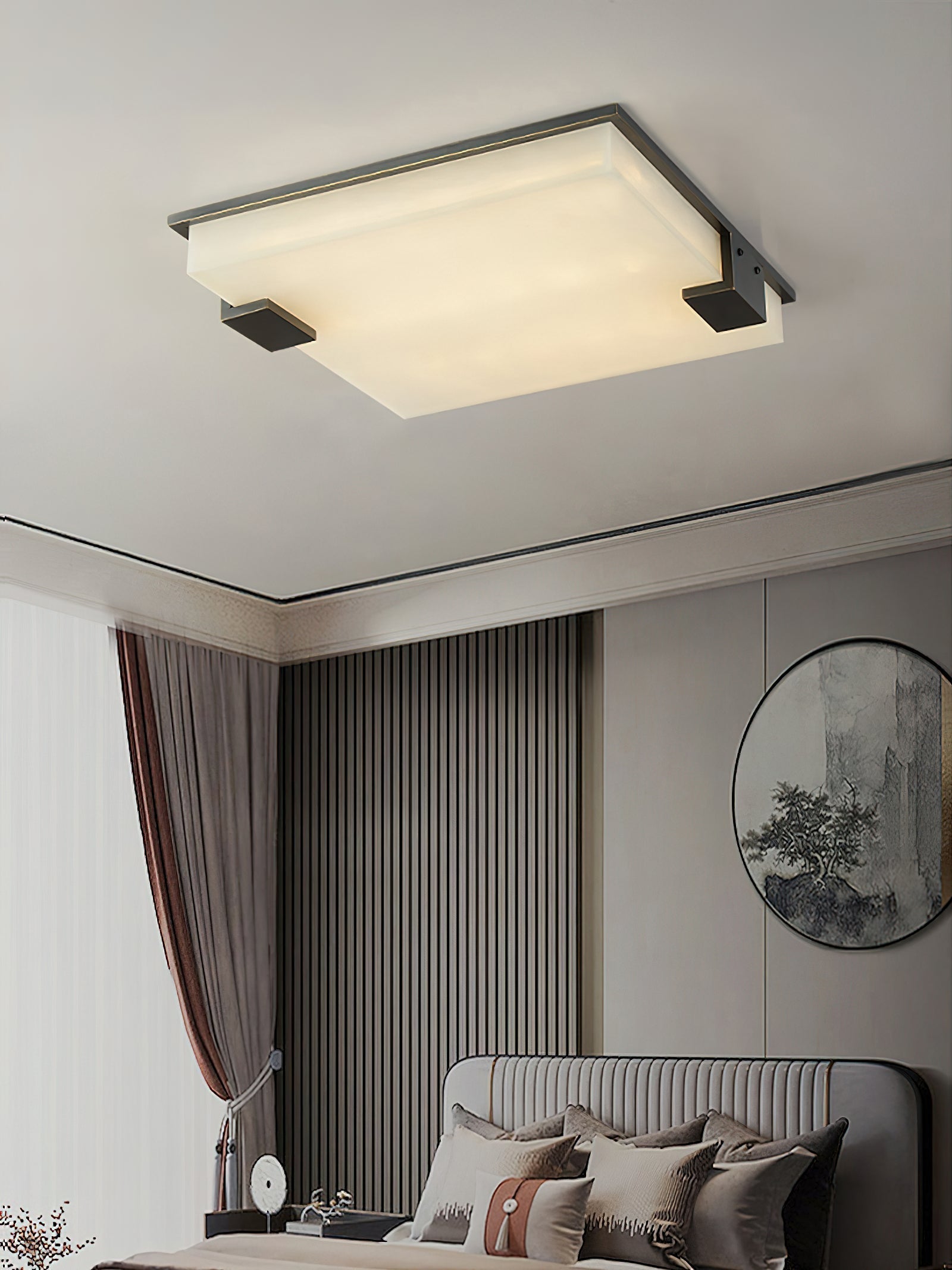 Muse Plafonnier En Albâtre Minimaliste Moderne - Neutralighting
