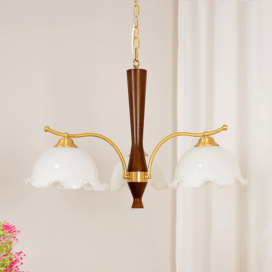 Orchid Vintage Glass Chandelier - Blowlighting