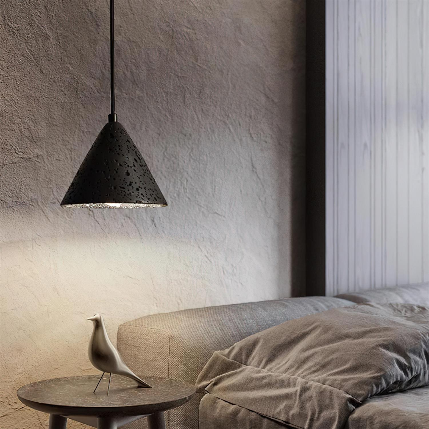Lava Lampe Pendante Moderne en Travertin - Neutralighting