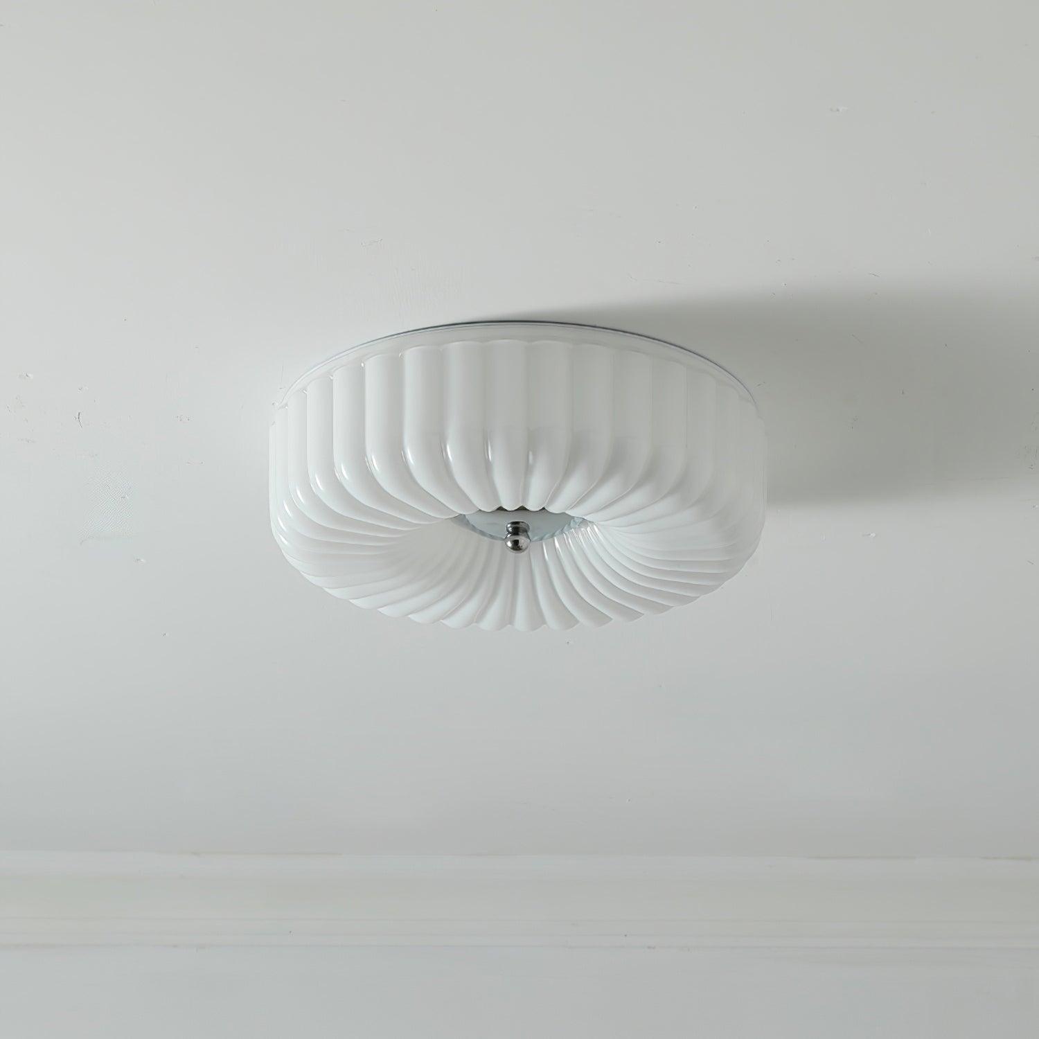 Mivone Plafonnier encastré en verre crème - Neutralighting