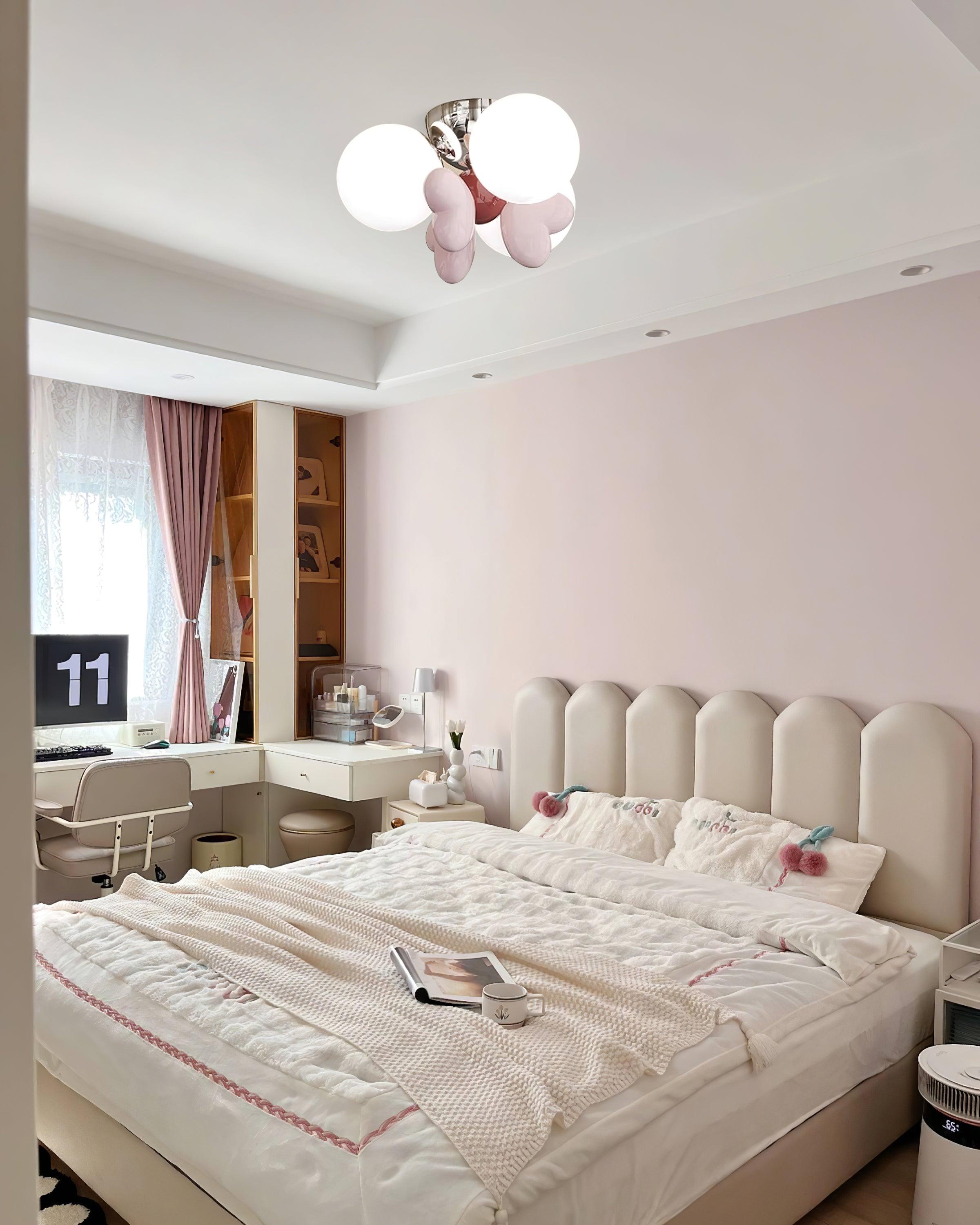 Nica Lustre Plafonnier Crème Élégant Lueur Douce - Neutralighting