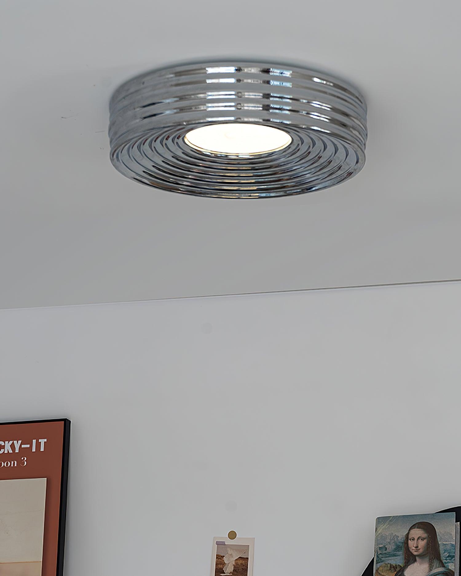 Lampe de Plafond Abat-jour Acrylique Canopée Canopée Texturée - Neutralighting