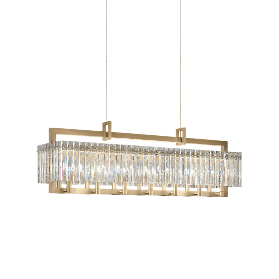 Rever Lustre Métal Laiton Verre Luxe Minimaliste Moderne - Neutralighting