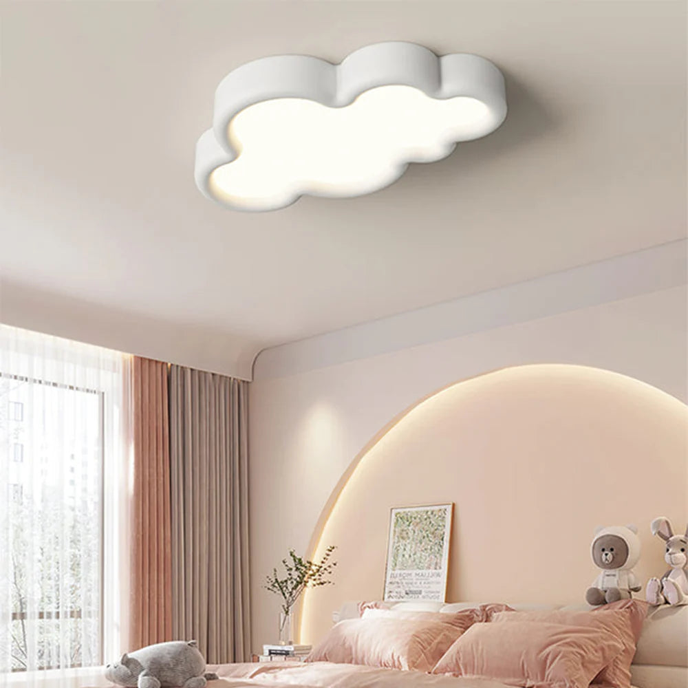 Aria Moderne Nuage Plafonnier Métal Chambre à coucher