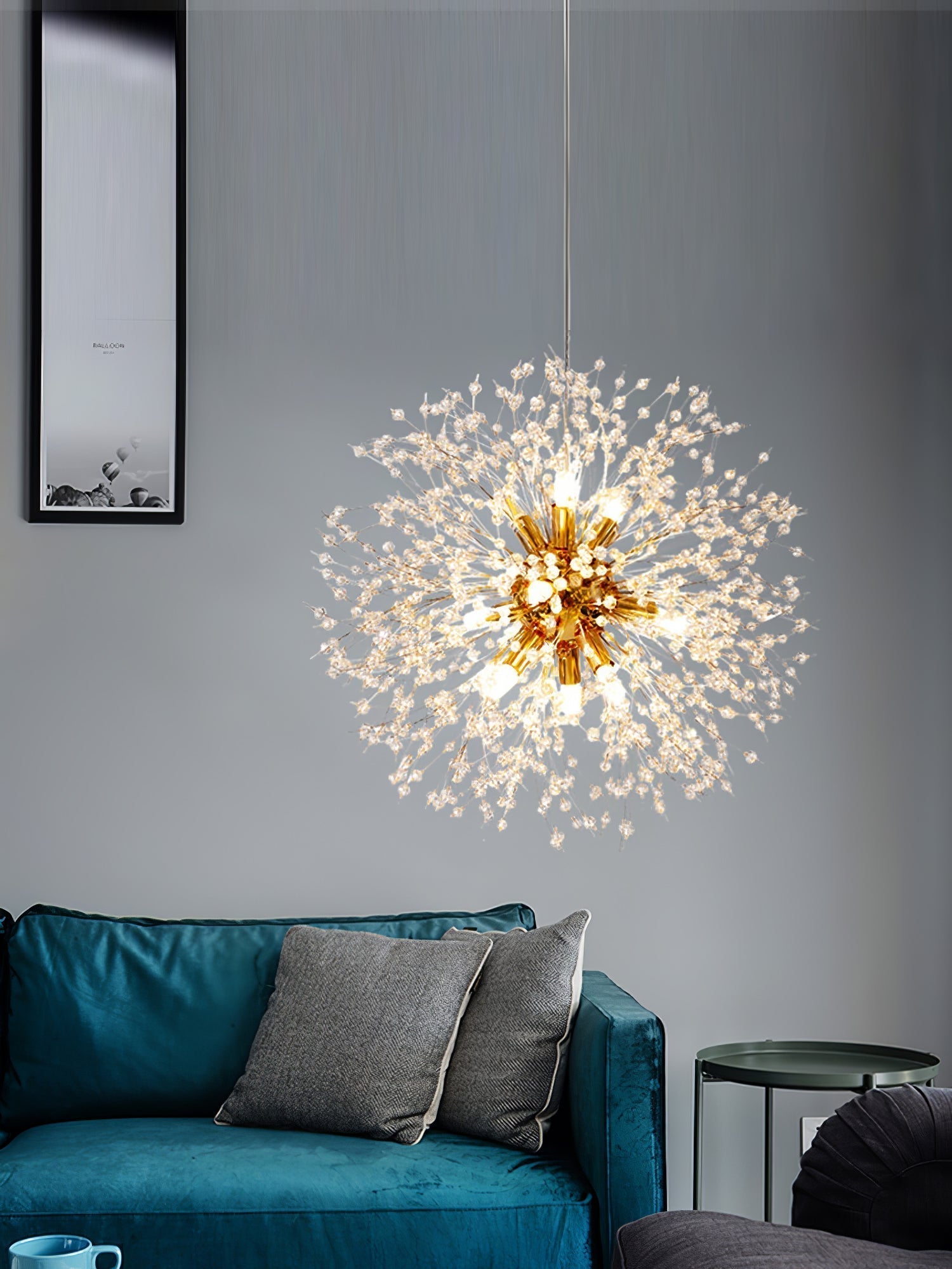 Lustra Chandelier Cristal Pissenlit avec Cristaux - Neutralighting