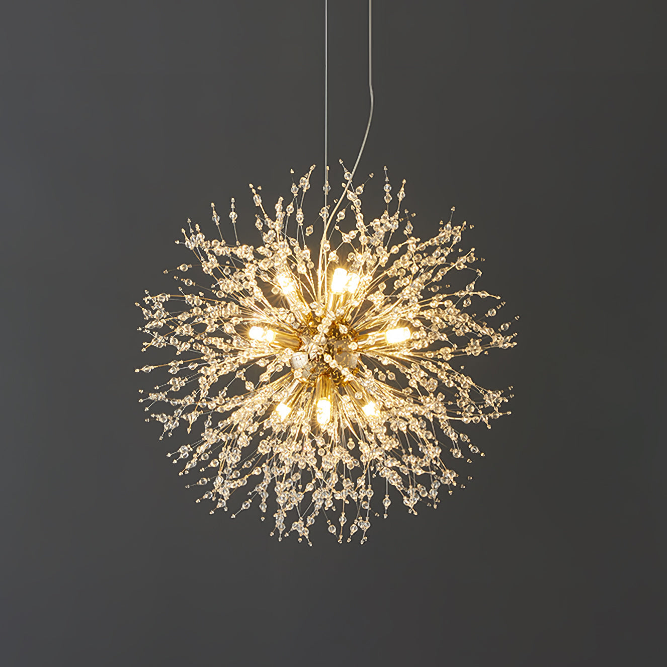 Lustra Chandelier Cristal Pissenlit avec Cristaux - Neutralighting