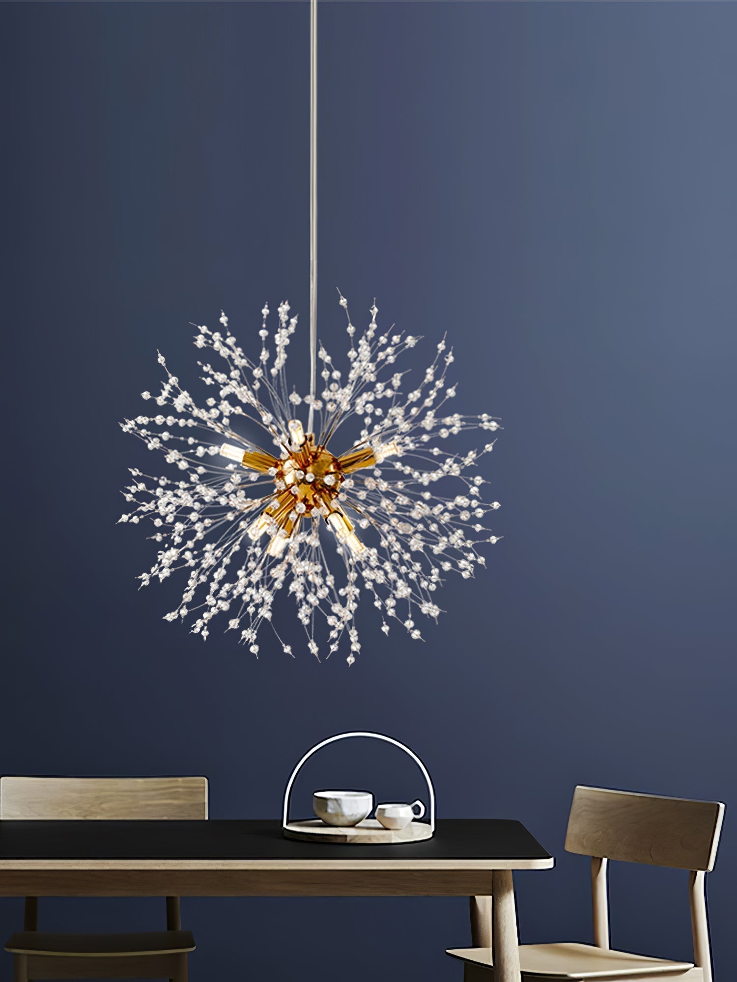 Lustra Chandelier Cristal Pissenlit avec Cristaux - Neutralighting