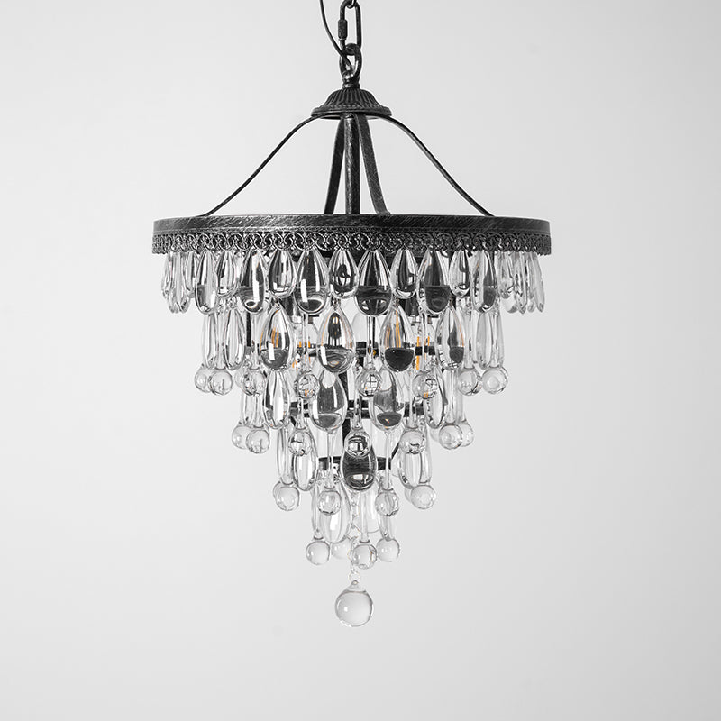 Blink Lustre Unique En Cristal Et Métal En Forme De Pyramide Inversée - Neutralighting